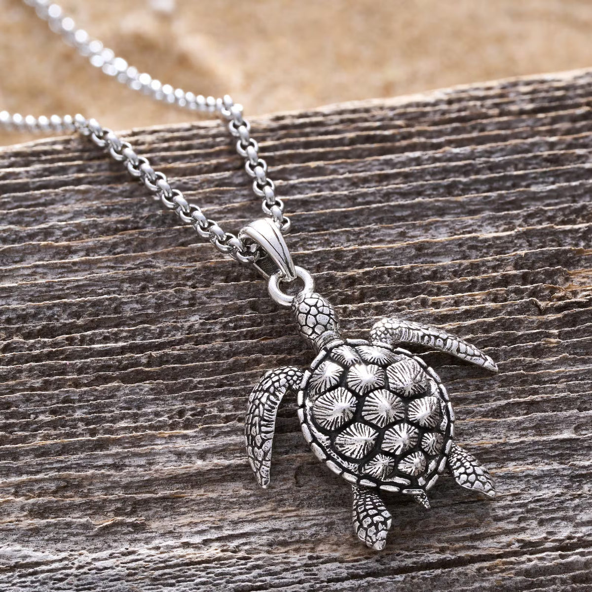 SEA TURTLE EARRING AND NECKLACE SET