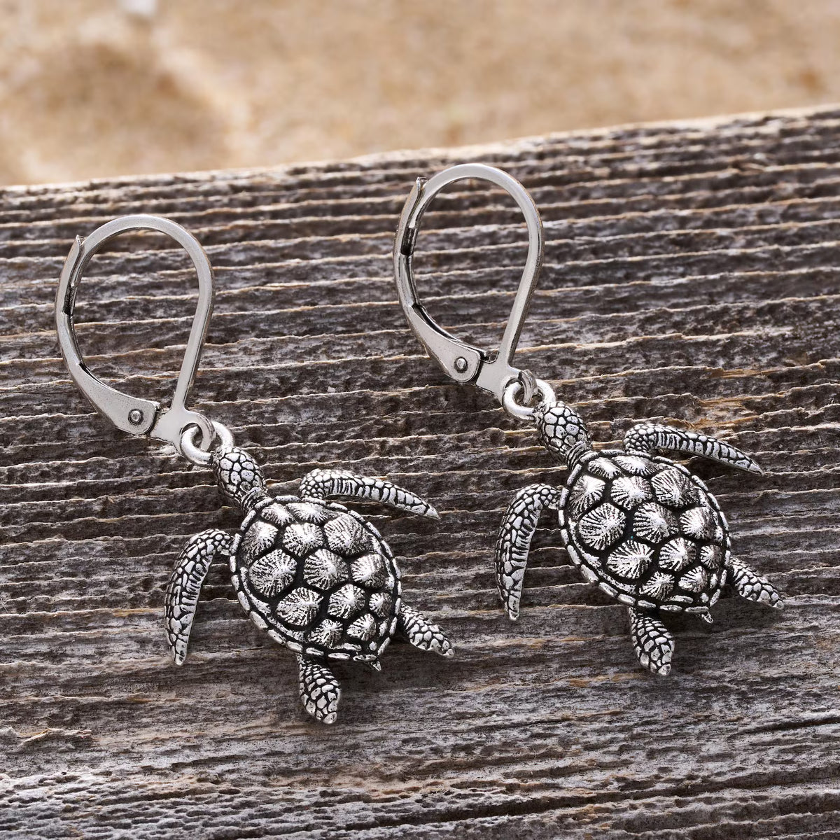 SEA TURTLE EARRING AND NECKLACE SET